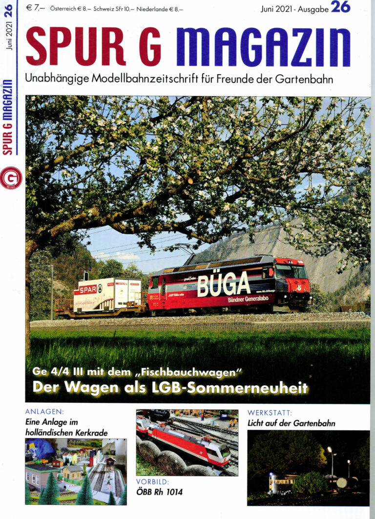 Die Sommerausgabe vom Spur G Magazin ist verfügbar