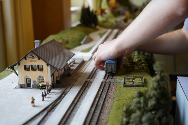 Schnupperspaß bei den Modulfreunden der RhB