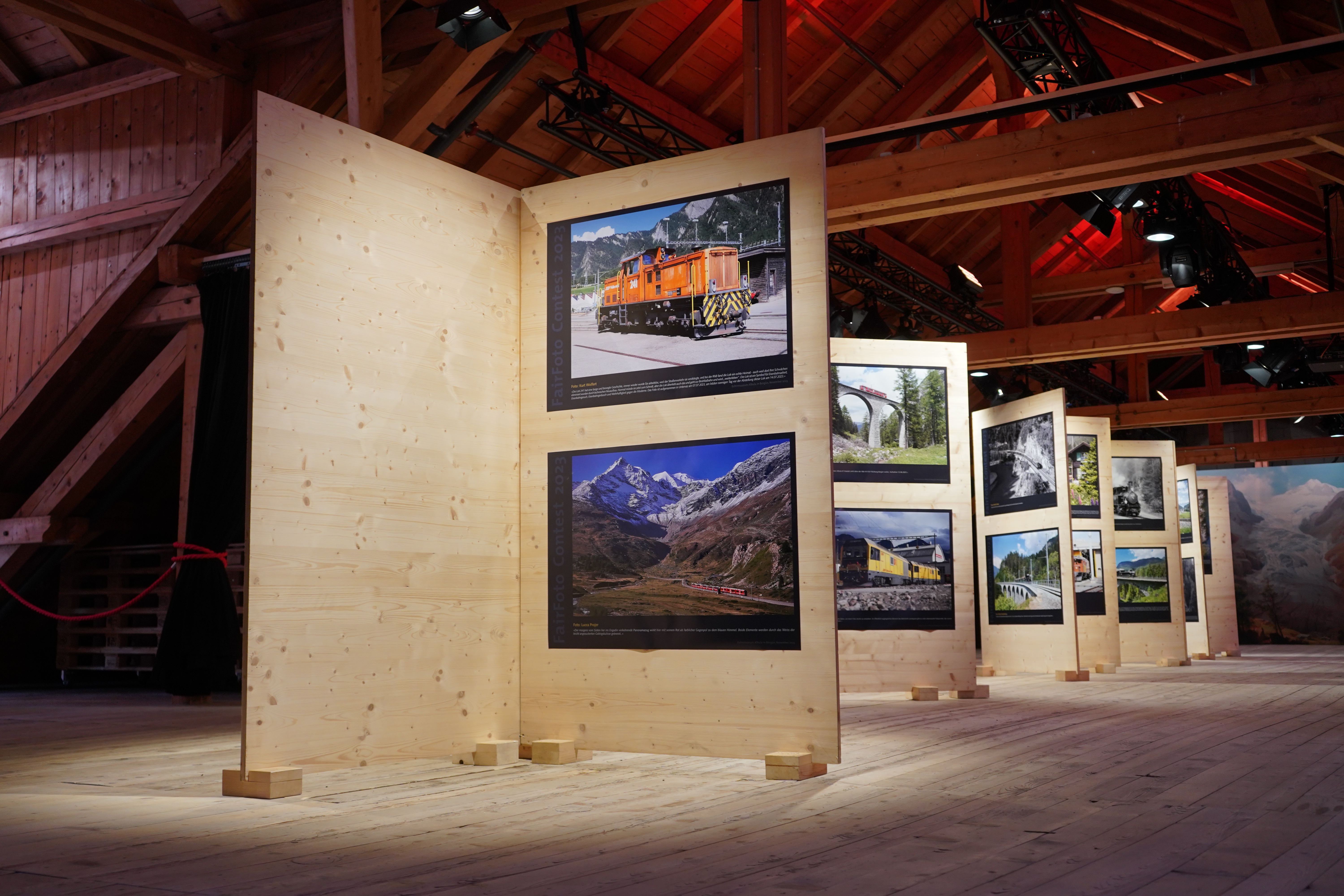Ausstellung "Fair Foto Contest 2023" im Bahnmuseum Albula